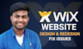 redesign wix website, fix wix website issues and make it responsive