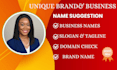 brainstorm unique business name ideas with domain availability