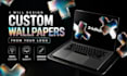 design custom wallpapers from your logo
