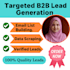 do b2b lead generation and linkedin lead generation