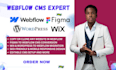 copy, clone or migrate your website in webflow cms from figma, wix or wordpress
