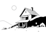 draw simple black and white illustration
