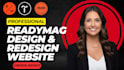 build responsive readymag tilda website webflow website