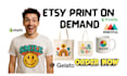 setup etsy print on demand design etsy shopify print on demand shopify pod store