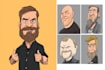 draw caricature characters, avatar cartoons, portrait