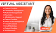 be instagram manager canva virtual assistant admin assistant email management