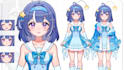 draw and rig 2d vtuber model, 3d vtuber model, live2d commission rigging live 2d