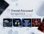 design unique eye catching social media visual posts