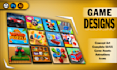 design player focused 2d, 3d game UI design