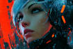 design stunning sci fi portrait art