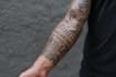 create your custom tribal polynesian tattoo sleeve