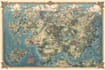 drawn vector fantasy map illustration city map design
