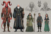 create a fantasy character concept art