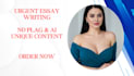 write an urgent essay as an essay writer