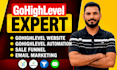 setup gohighlevel website, gohighlevel CRM automation, ghl sales funnel expert