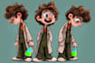 create any cartoon character