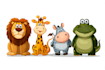 make animal cartoon mascot character vector art