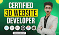 develop high performance 3d website with threejs, r3f and webgl animations