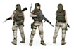 draw 2d game art military character design