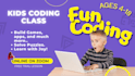 teach coding and game development to kids aged 4 to 18