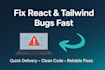 fix bugs and errors in your react or nextjs website fast