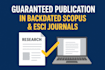trusted scopus and esci publication assistance