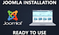 install and configure a ready to use joomla website
