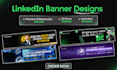 design minimalist linkedin banner