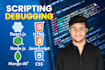 write and debug scripts in html, css, javascript, react