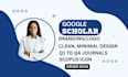 write format and submit articles to google scholar and scopus indexed