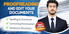 professionally proofread and edit your documents