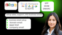setup sales, support, info business emails on any platform