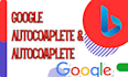 do google autosuggestions autocomplete for website ranking and keywords