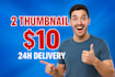 quick and clickable youtube thumbnails