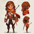 create simple game characters