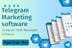 install telegram bulk messages sender software on your PC