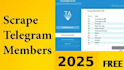 do advanced telegram scraping to extract group data and active telegram members