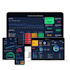 build saas website dashbord with react js next js tailwind css