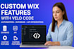 add custom features to your wix website using wix velo code wix studio velo code