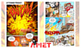 provide professional speech bubbles and typography for comics
