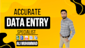do accurate data entry fast and quickly