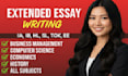 ib extended essay psychology, economics, history, business,cs,chem ia, hl, sl ee