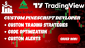 automate trading strategy on tradingview using pinescript
