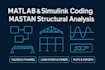 do matlab and simulink coding and mastan analysis for civil