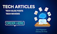 write best SEO tech accessories articles, technology blogs and headphone blogs