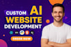 develop ai website, ai chatbot, ai saas app, ai software developer