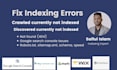 fix discovered, crawled currently not indexed, search console indexing issues