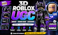 create 3d roblox ugc bundle, dynamic head, avatar bundle and accessories