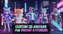 design edit unique vrchat  avatars and characters