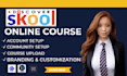setup skool online community skool community setup skool community manager kajab
